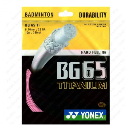 Cước đan vợt cầu lông Yonex BG65 Titanium